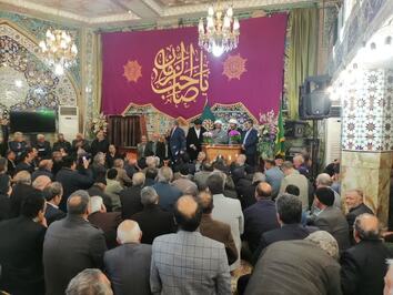 رونمایی از قطعه روضه الحسین (ع) در آرامستان اصفهان ویژه مداحان اهل بیت