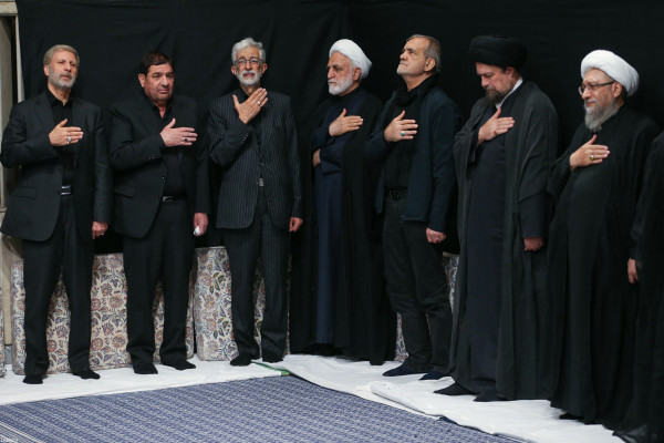 مراسم عزاداری سید و سالار شهیدان(ع) در حسینیه امام خمینی(ره)