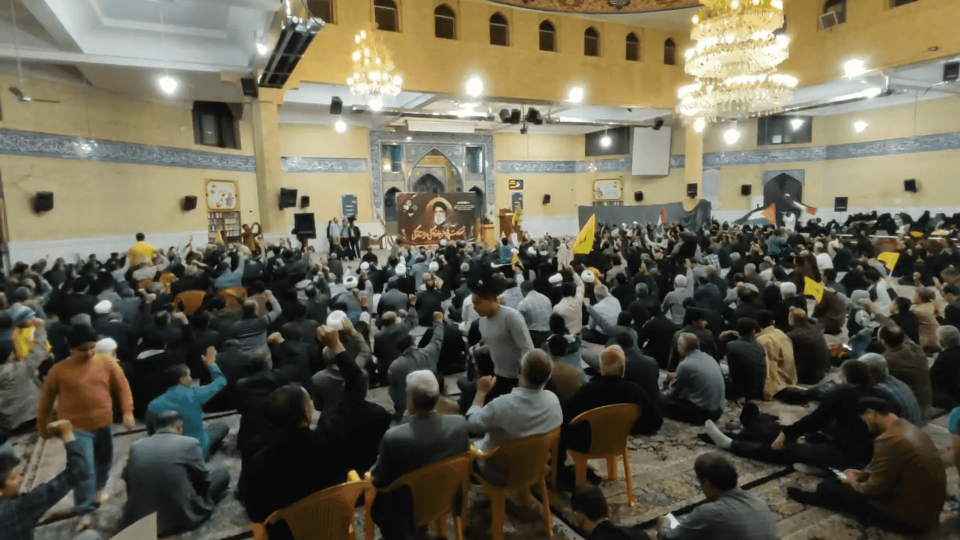 تجمع مردم قزوین در محکومیت ترور شهید سید حسن نصرالله