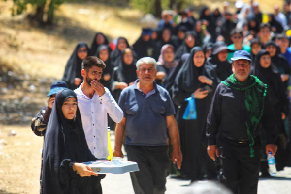 مراسم پیاده روی جاماندگان اربعین در یاسوج برگزار شد