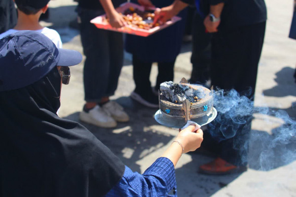 مراسم پیاده روی جاماندگان اربعین در یاسوج برگزار شد