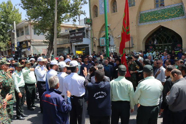 دسته روی عزاداری در ماتم پیامبر و امام حسن علیه سلام برگزار شد