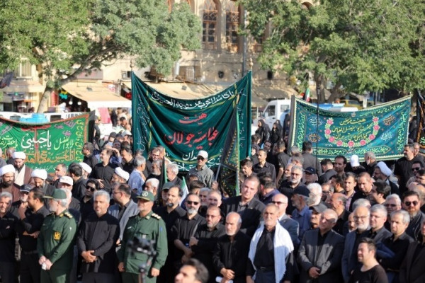 مراسم عزاداری یوم العطش در همدان