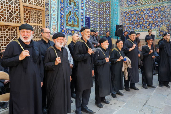 عزاداری ماه محرم در مجموعه میراث جهانی شیخ صفی الدین اردبیلی