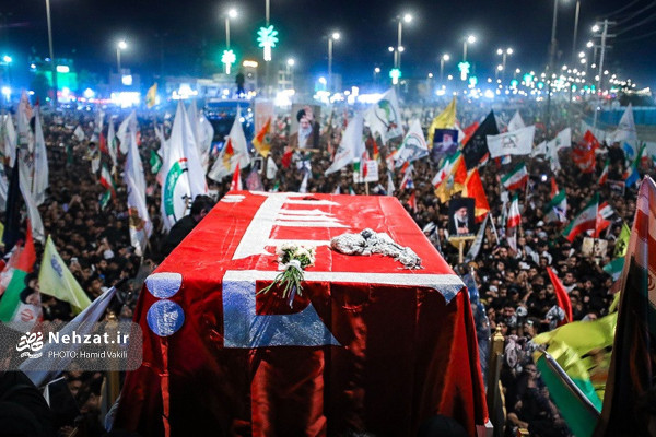 مراسم تشییع پیکر رهبر انقلاب در کربلا و نجف