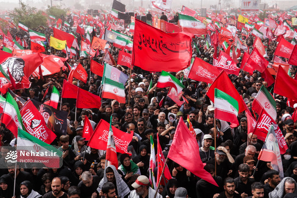 مراسم باشکوه تشییع پیکر رهبر شهید انقلاب اسلامی برگزار شد