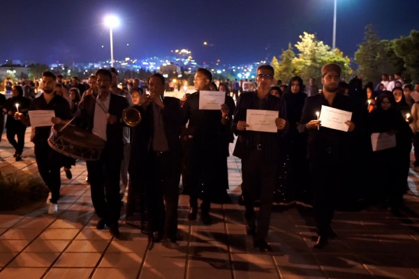 مراسم شب شعر و شام غریبان در یاسوج برگزار شد